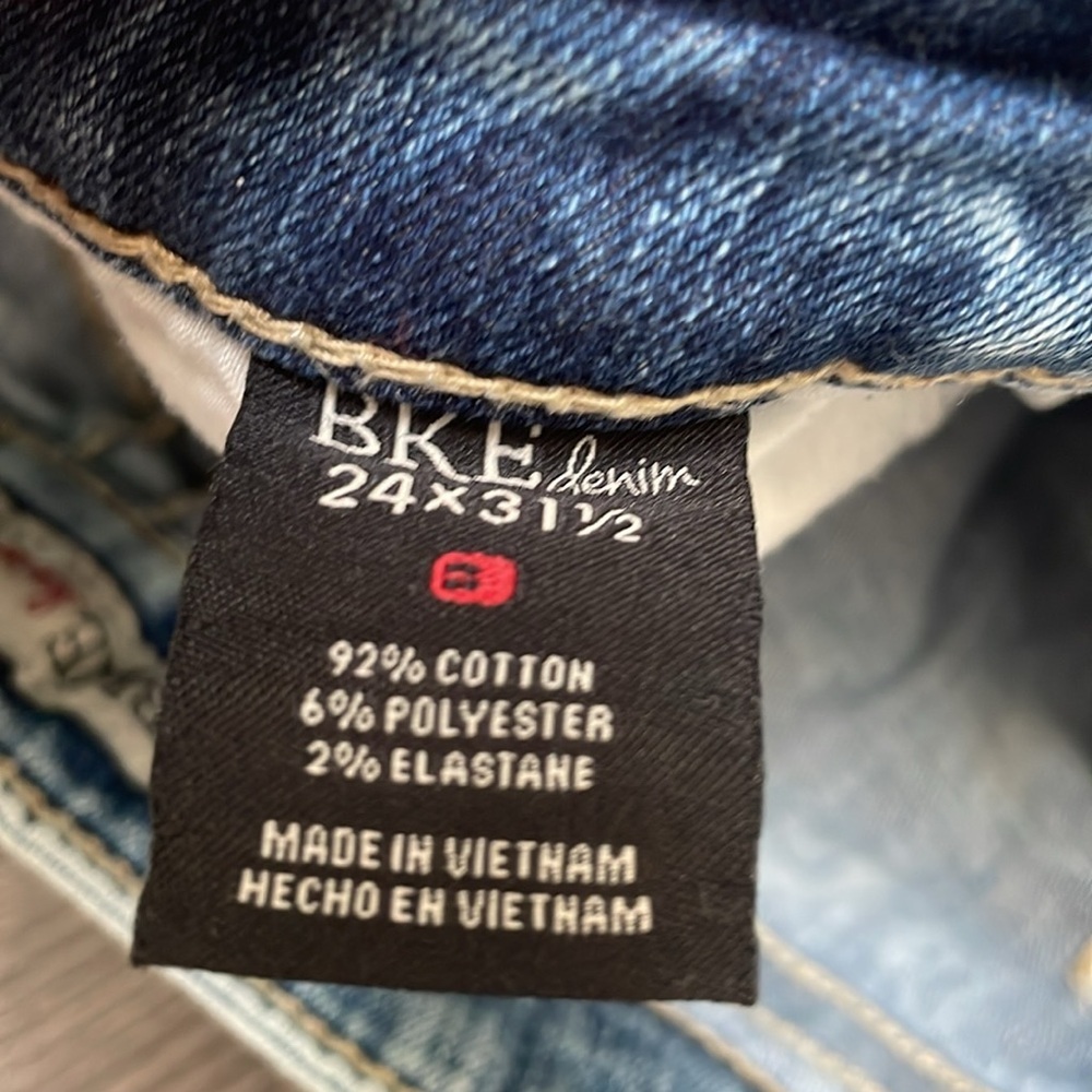 Starlite BKE jeans acid washed straight leg size 24 - Picture 8 of 14